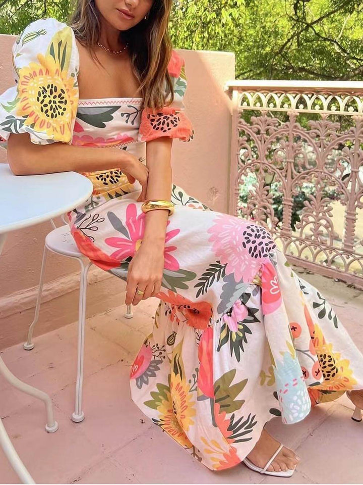 Charming Floral Maxi Dress for Effortless Elegance