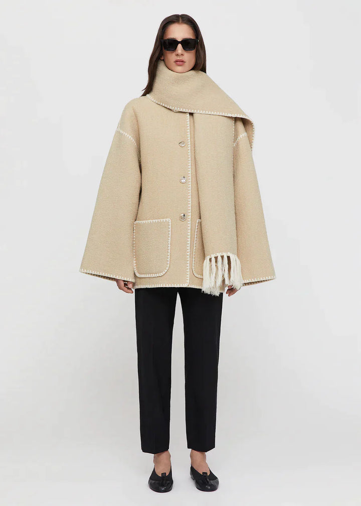 Chic Scarf Jacket for Effortless Elegance