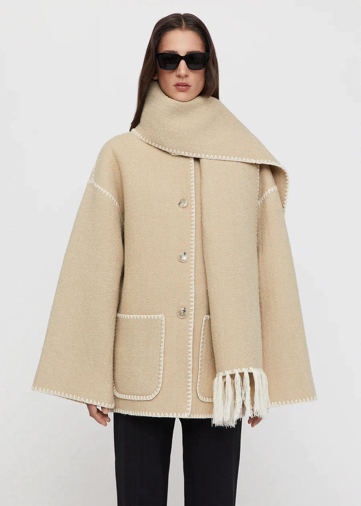 Chic Scarf Jacket for Effortless Elegance