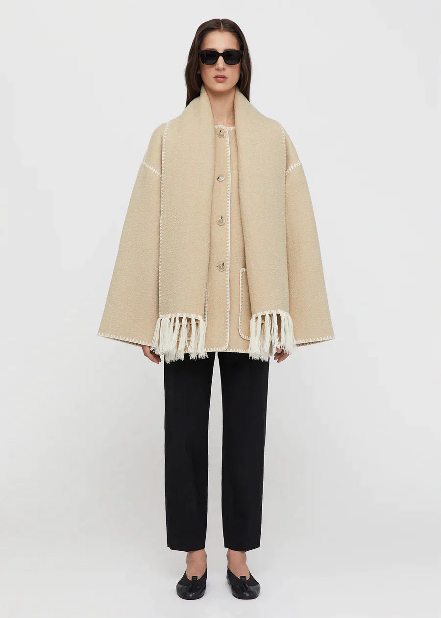 Chic Scarf Jacket for Effortless Elegance