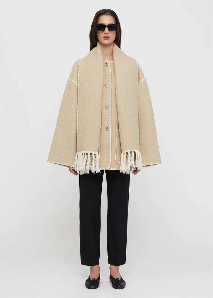 Chic Scarf Jacket for Effortless Elegance