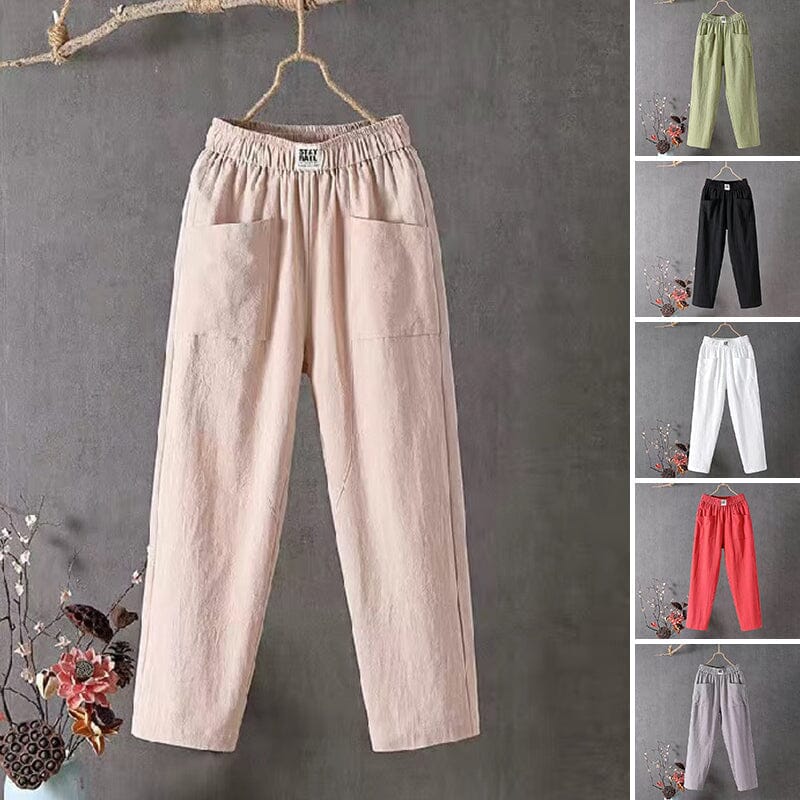 Stylish Cotton-Linen Blend Trousers for Ultimate Comfort