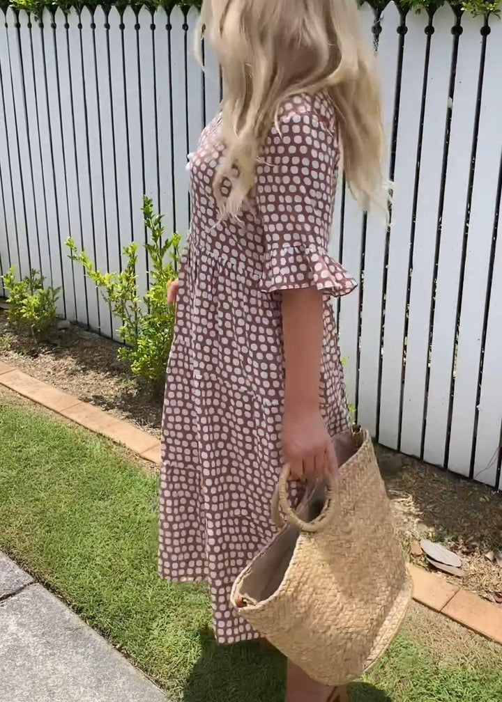 Chic Striped Elegance Dress