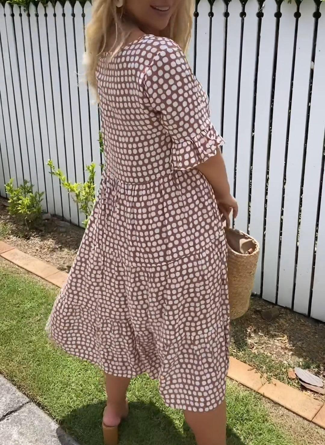 Chic Striped Elegance Dress