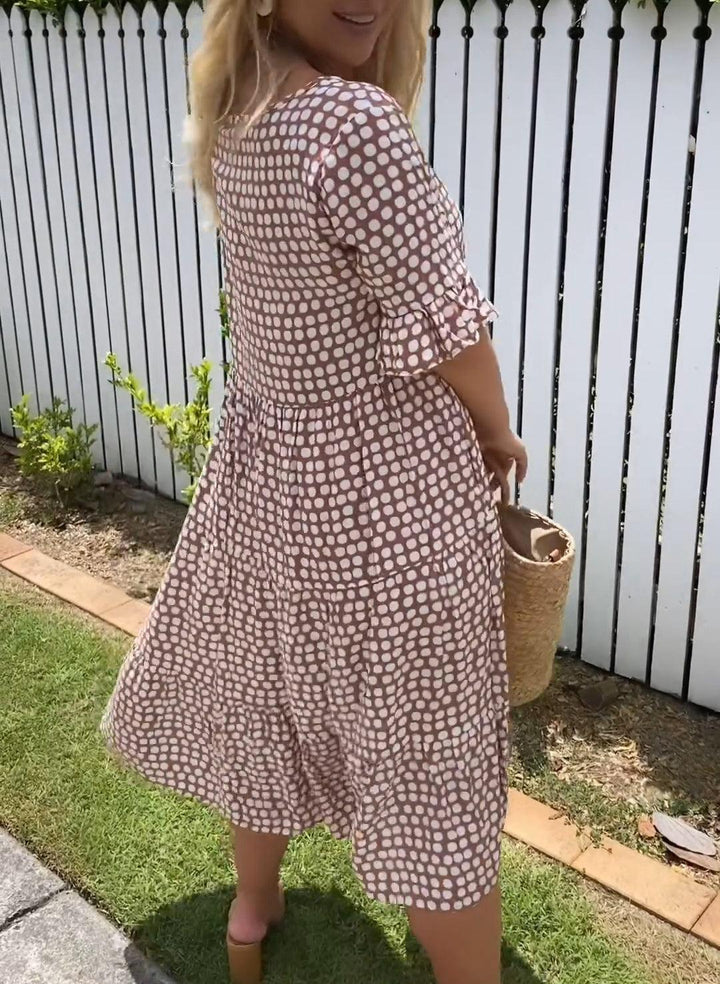 Chic Striped Elegance Dress