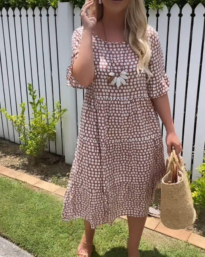 Chic Striped Elegance Dress