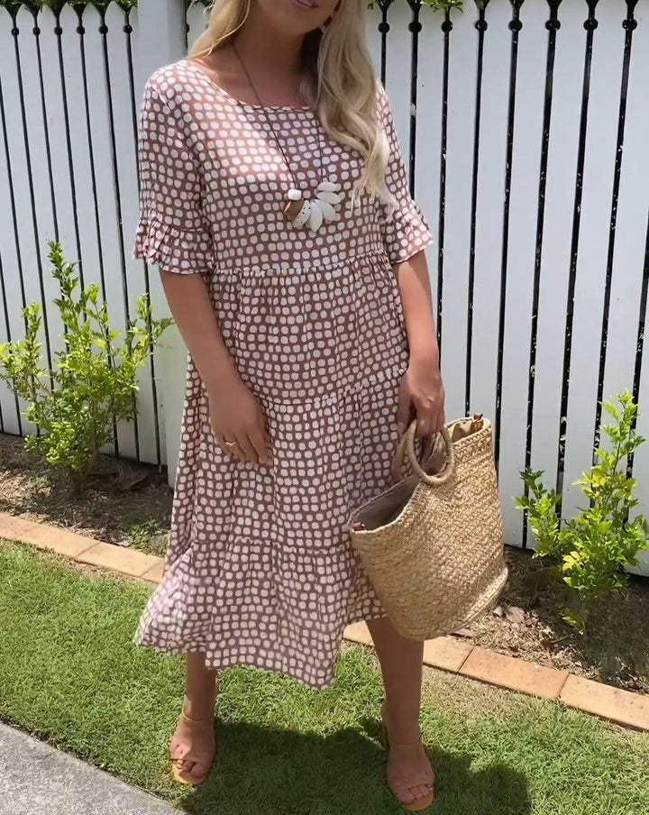 Chic Striped Elegance Dress