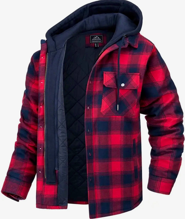 Stylish Checkered Coat for Men