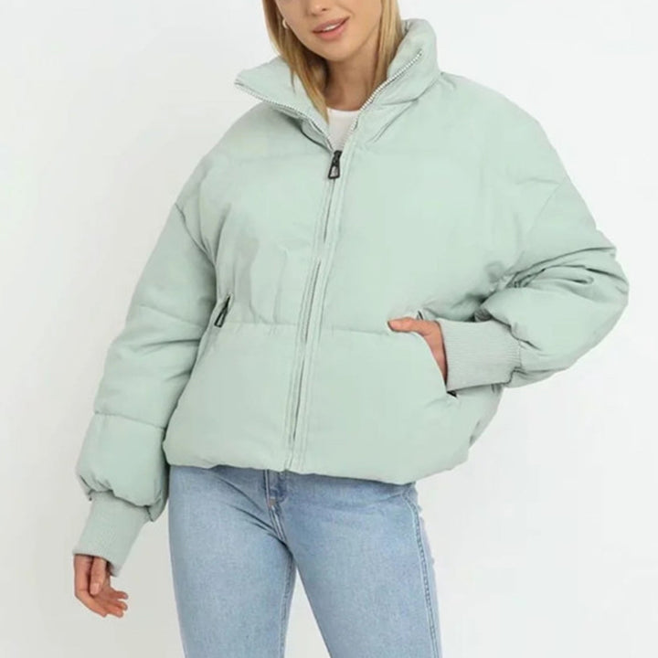 Cozy Puff Crop Jacket for Effortless Style