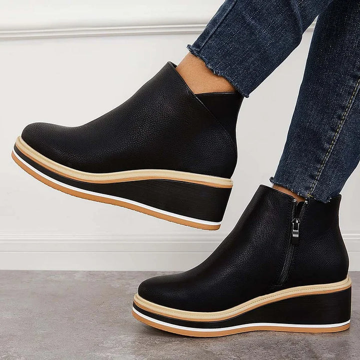 Chic and Cozy Wool-Lined Boots