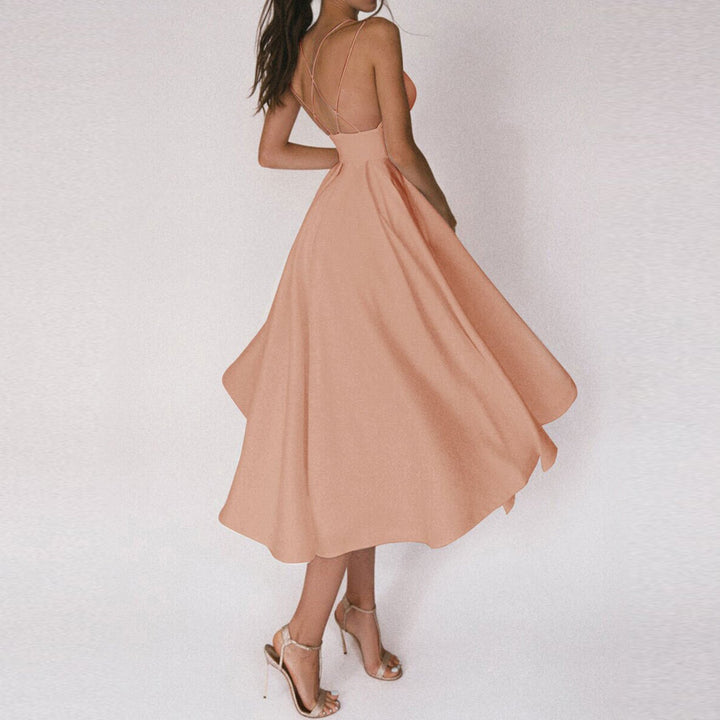 Elegant V-Neck Formal Dress