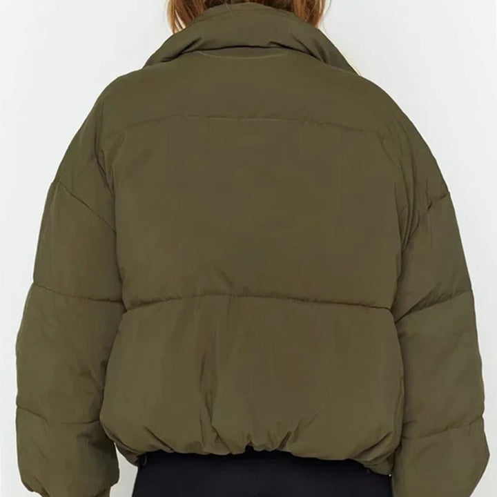 Cozy Puff Crop Jacket for Effortless Style