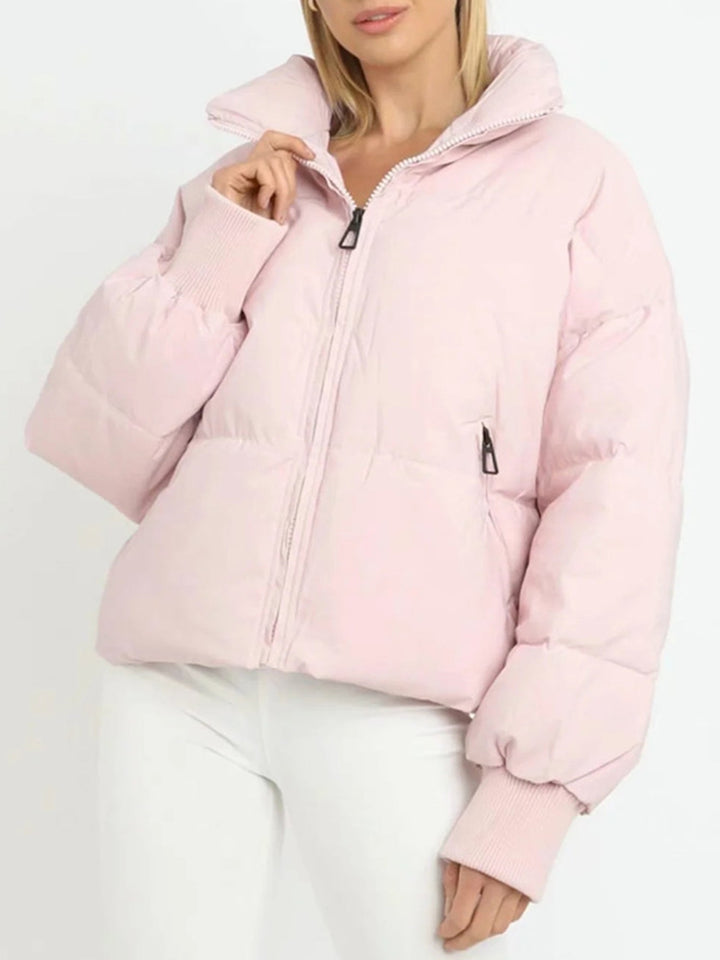 Cozy Puff Crop Jacket for Effortless Style