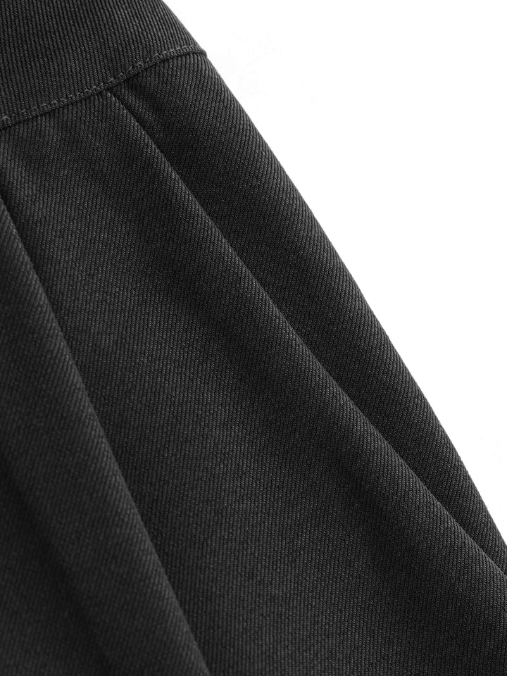 Sleek Wide-Leg Straight Trousers for Effortless Style