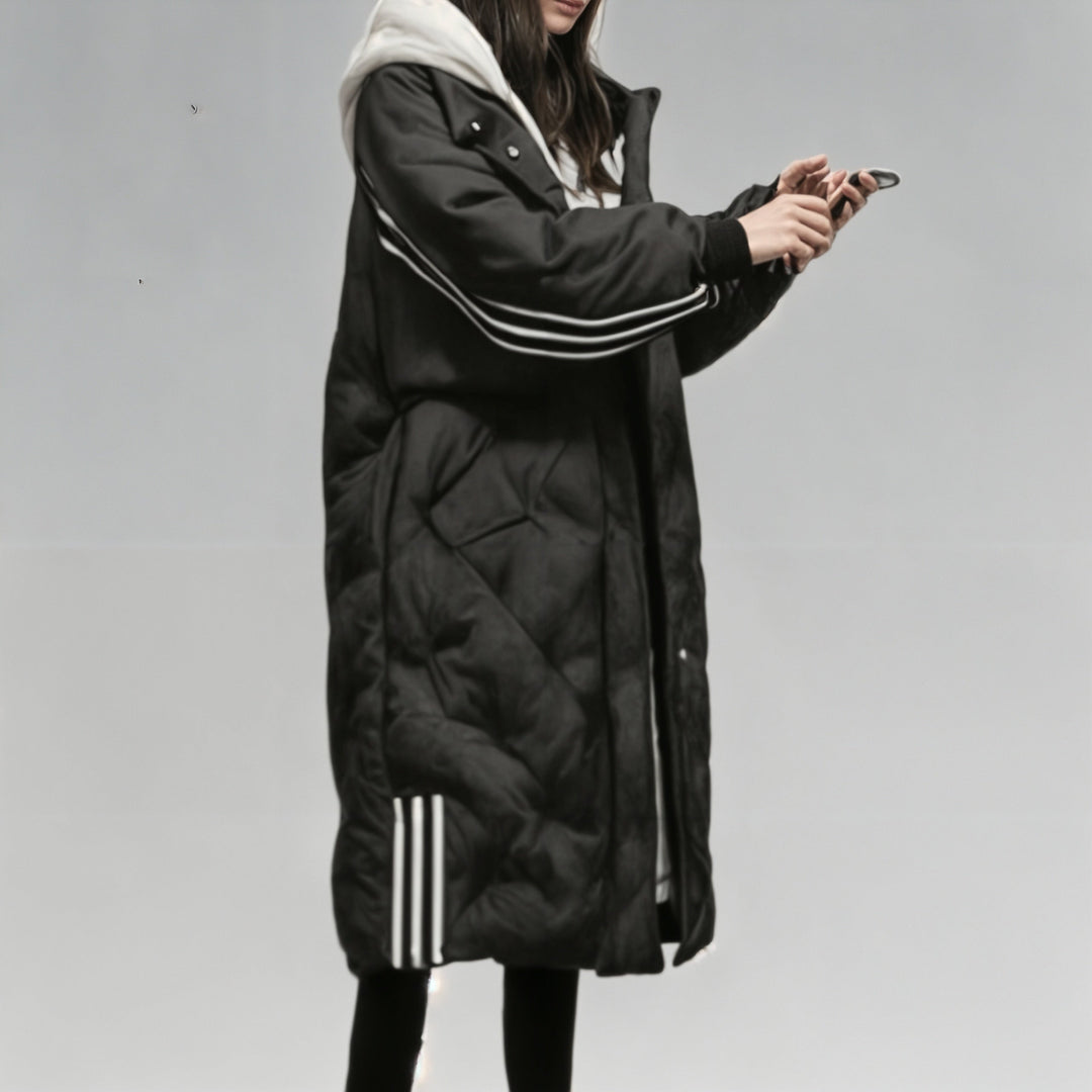 Elegant Women's Long Down Coat for Ultimate Warmth