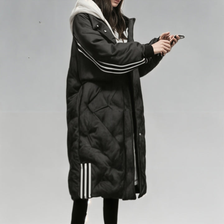 Elegant Women's Long Down Coat for Ultimate Warmth