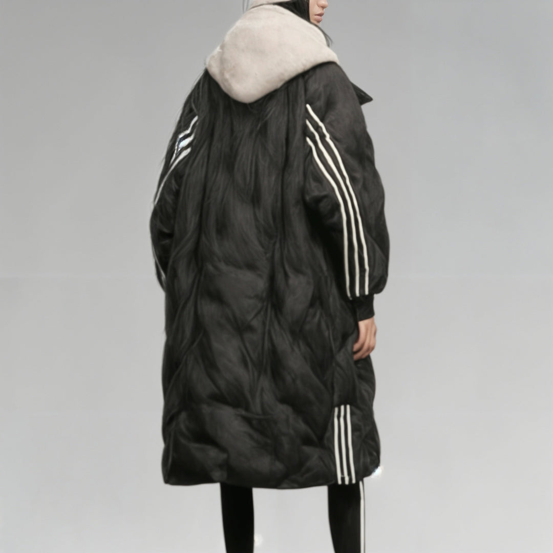 Elegant Women's Long Down Coat for Ultimate Warmth