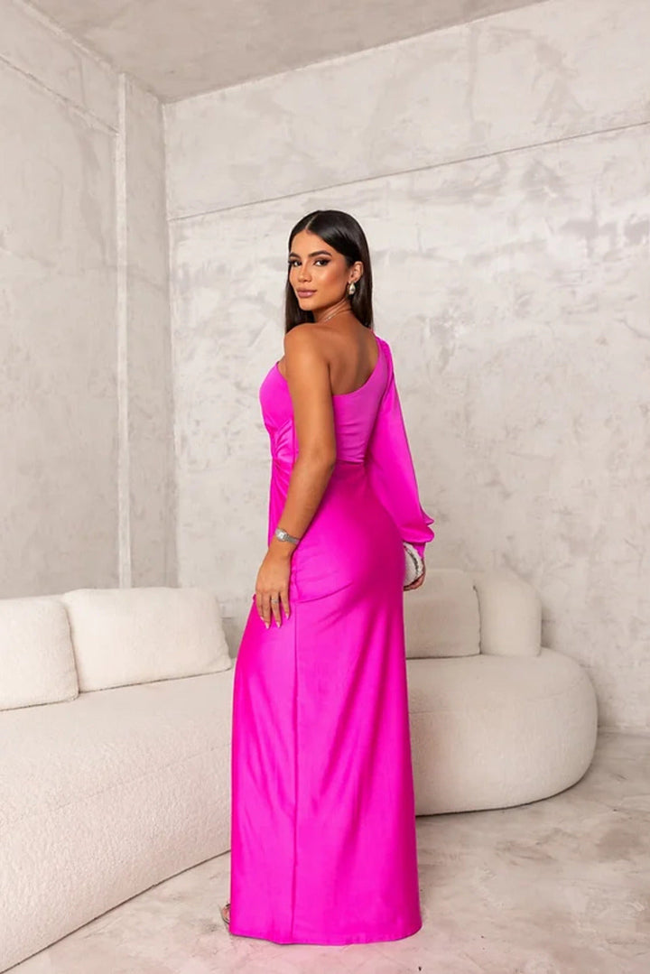 Gracefully Chic Silhouette Dress