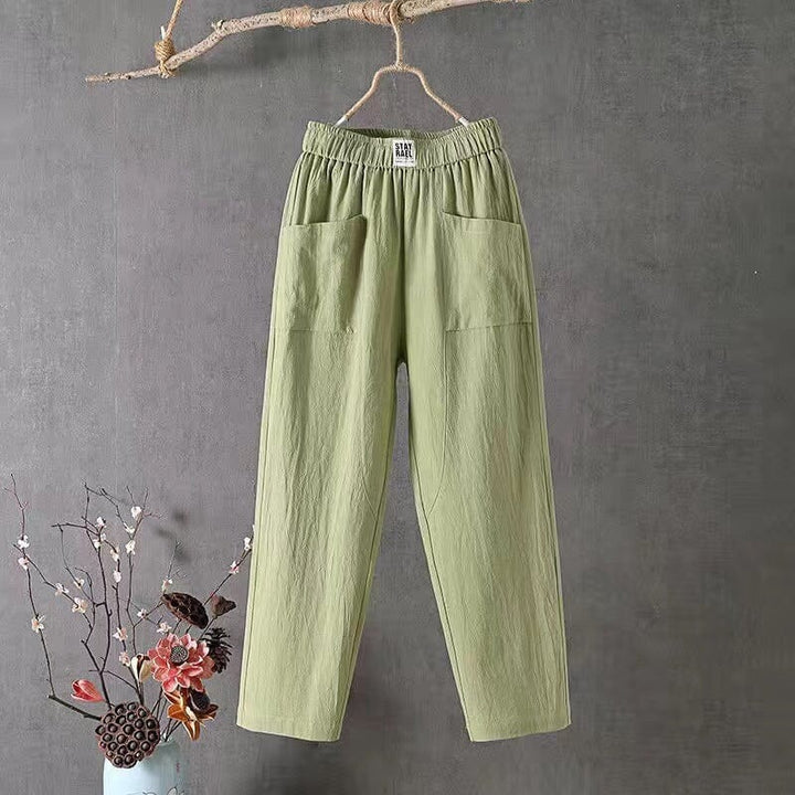 Stylish Cotton-Linen Blend Trousers for Ultimate Comfort