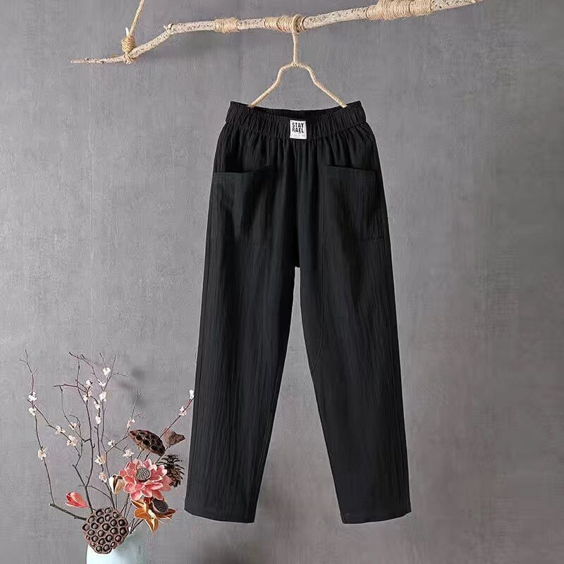Stylish Cotton-Linen Blend Trousers for Ultimate Comfort