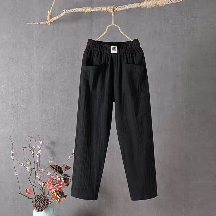 Stylish Cotton-Linen Blend Trousers for Ultimate Comfort