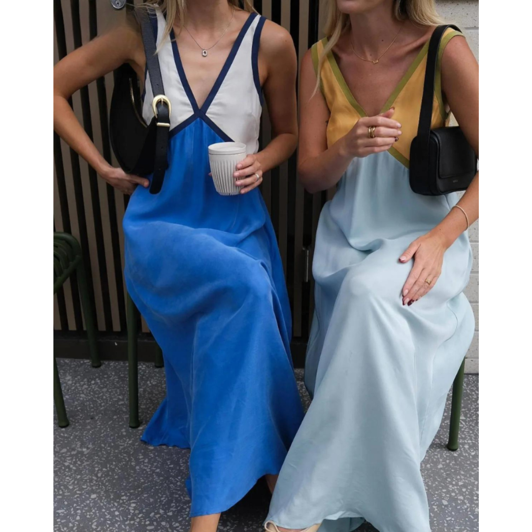 Stylish V-Neck Dress for Effortless Elegance