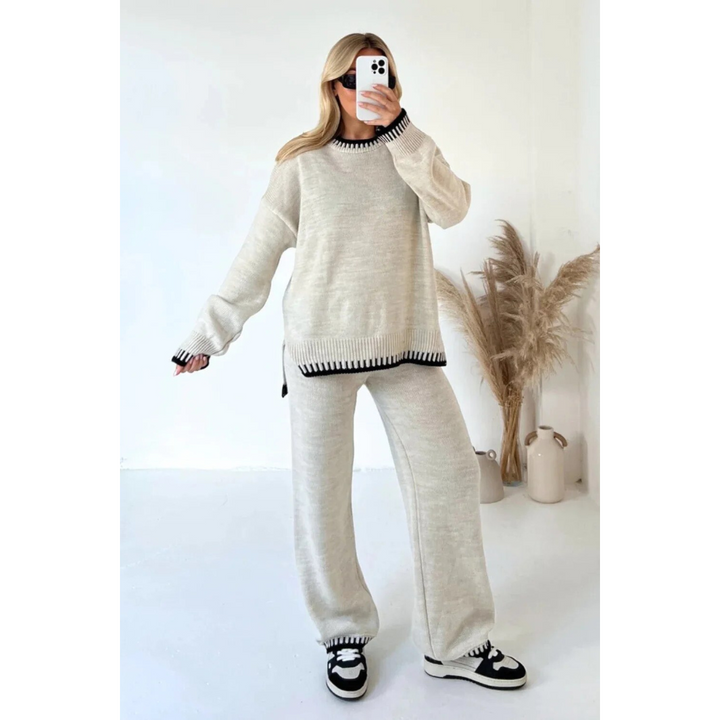 Stylish Two-Piece Knit Ensemble