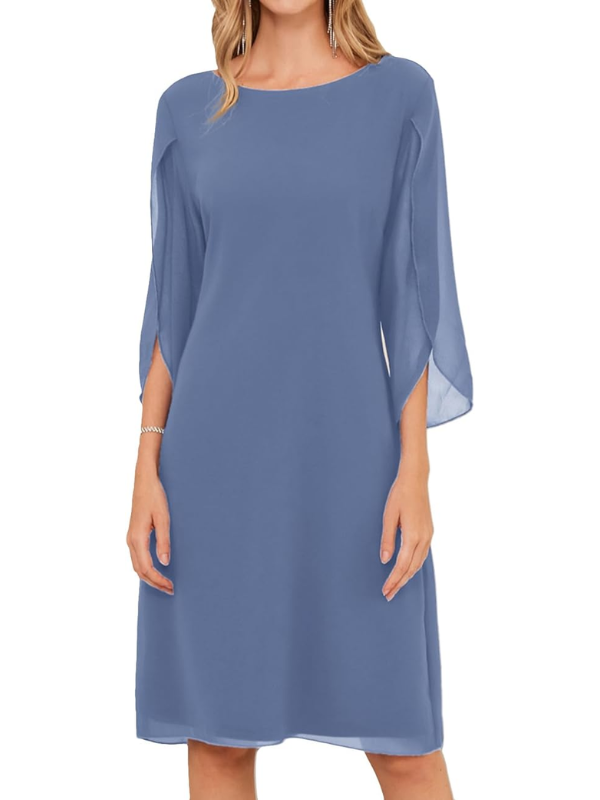 Chic Double Layer Cotton Dress for Effortless Elegance