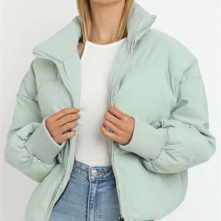 Cozy Puff Crop Jacket for Effortless Style