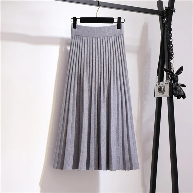 Chic Knitted Skirt for Effortless Style