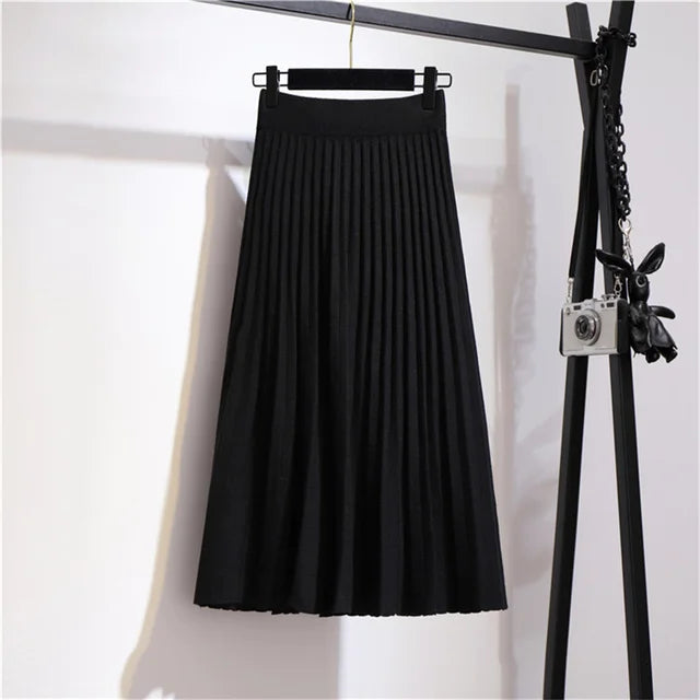 Chic Knitted Skirt for Effortless Style