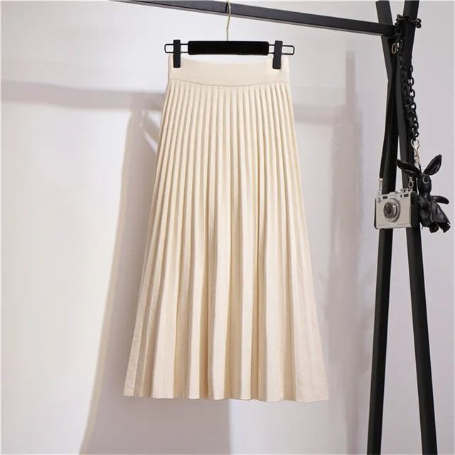 Chic Knitted Skirt for Effortless Style