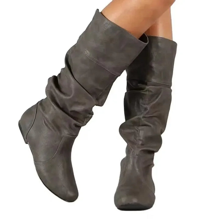 Chic Cowboy Mid-Calf Boots