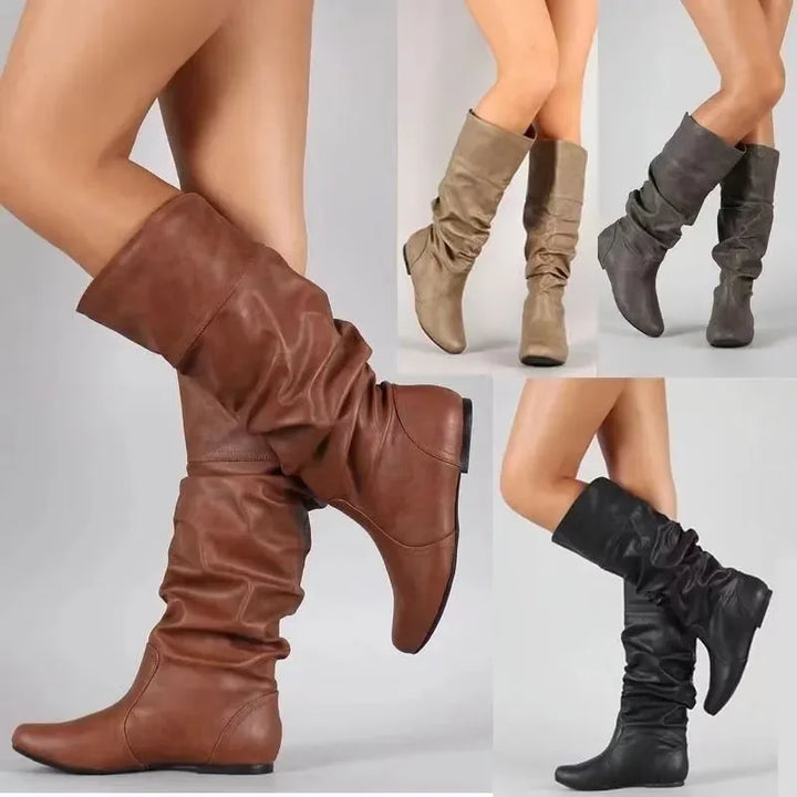 Chic Cowboy Mid-Calf Boots