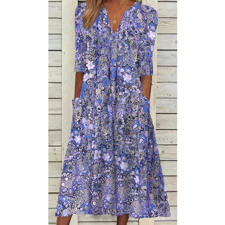 Chic Ivy Bohemian Cotton Dress