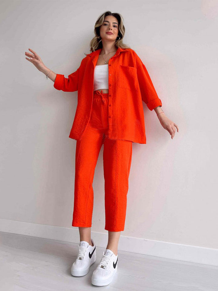 Chic Linen Co-Ord Set for Women