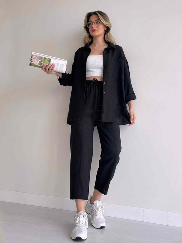 Chic Linen Co-Ord Set for Women