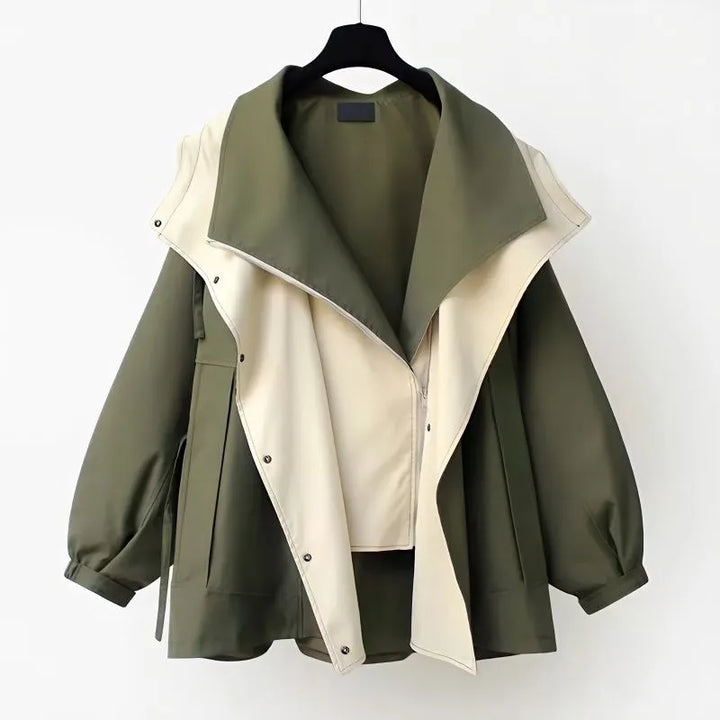 Chic Patchwork Jacket for Effortless Style
