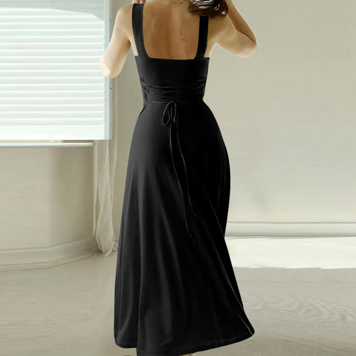 Chic Square Neckline Dress for Effortless Elegance