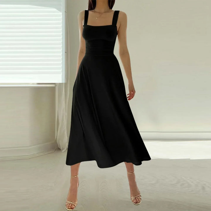 Chic Square Neckline Dress for Effortless Elegance
