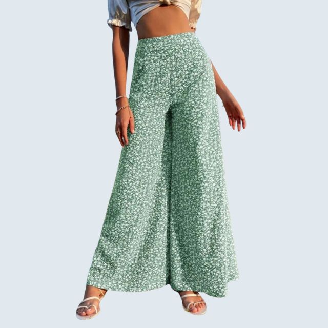 Elegant Floral Pattern Maxi Skirt
