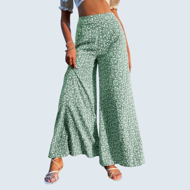 Elegant Floral Pattern Maxi Skirt