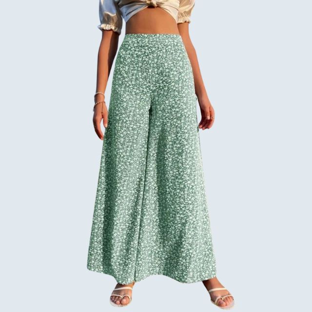 Elegant Floral Pattern Maxi Skirt