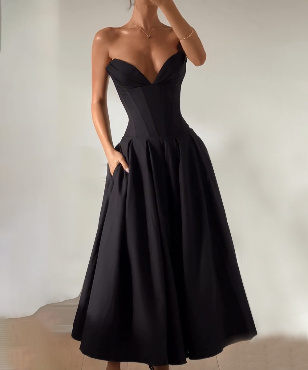 Elegant Black Evening Gown