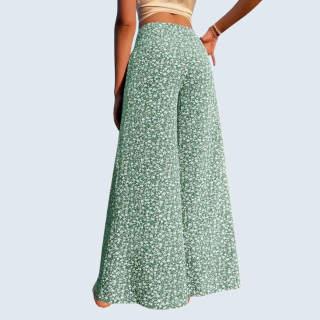 Elegant Floral Pattern Maxi Skirt