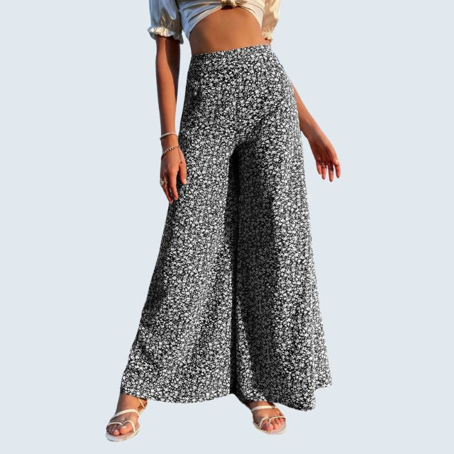 Elegant Floral Pattern Maxi Skirt
