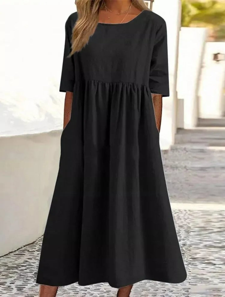 Elegant Cotton Dress for Effortless Style
