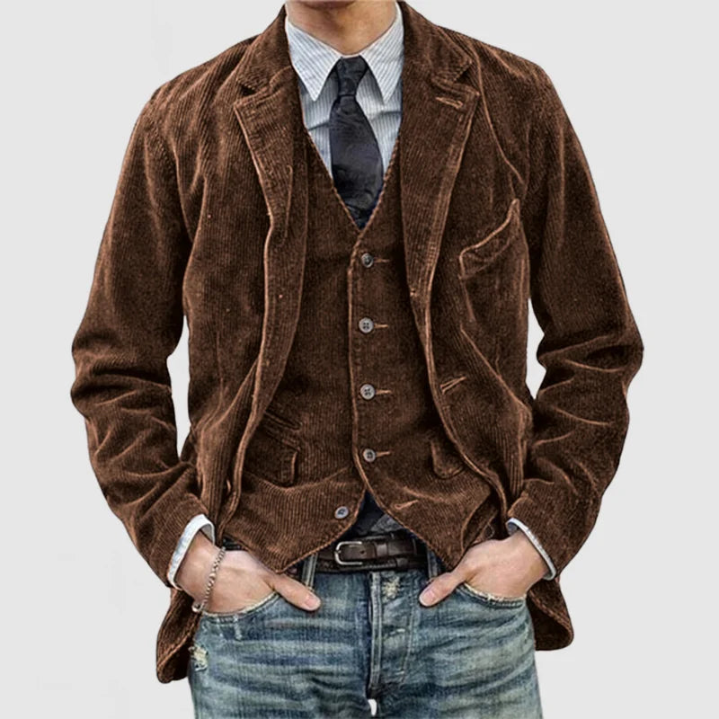 Elevate Your Style with the Corduroy Suit Jacket
