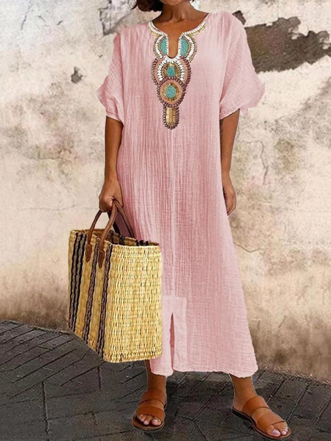 Stunning Elegant Kaftan Maxi Dress for Effortless Style