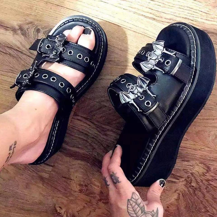 Willow Bat-Inspired Punk Slippers